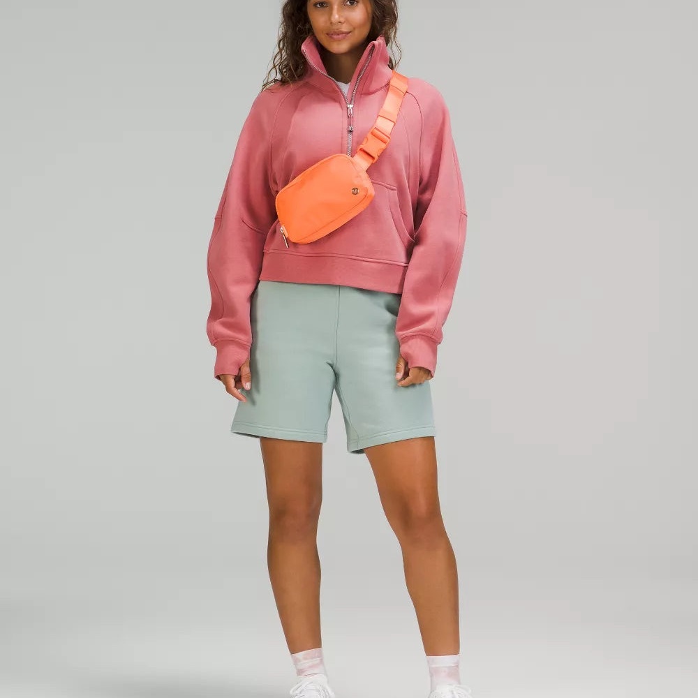 Neon orange lululemon belt bag